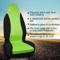 Uxcell High Back Bucket Auto Car Seat Cover Polyester Green