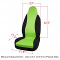 Uxcell High Back Bucket Auto Car Seat Cover Polyester Green