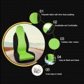 Uxcell High Back Bucket Auto Car Seat Cover Polyester Green