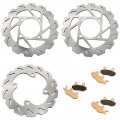 Sfriding Brake Discs Pads Set For Yamaha Yxr 700 Rhino Fi Auto 4x4 2009 2011-2013