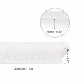 Uxcell Weather Stripping Brush 10ft L X 35 W 0 2 H Self-adhesive Seal Weatherstrip Sweep White For Door Window