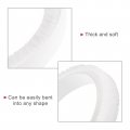 Uxcell Weather Stripping Brush 10ft L X 35 W 0 2 H Self-adhesive Seal Weatherstrip Sweep White For Door Window
