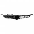 Kuafu Front Upper Grille Compatible With 2010-2012 Mazda Cx7 Cx-7 Replacement For Ma1200189 Eh4850710c Bumper Grill Black