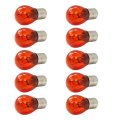 Usonline911 10 Pack 1157 Amber P21 Tail Signal Brake Light Bulb Lamp 