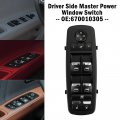 Topteng Driver Side Master Power Windowwitch 670010305 Fit For Maserati Ghibli Diesel Q4 2014-2018 Quattroporte Gts S S V6