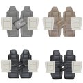Custom Front Driver Passenger Bottom Top Replacement Leather Seat Covers Foam Cushions Armrests Gray Tan Black For Ford F250 