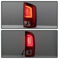 Acanii For 2002-2006 Dodge Ram 1500 03-06 2500 3500 Red Clear Led Tube Tail Lights Brake Lamps V3 Pair Left Right