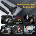 Ocpty Ignition Coil Coils Pack Fits Uf651 804 For Kia Soul 2 0l0-2015 Forte 2 1 8l 2014-2015 Hyundai Tucson 2 2014-2016 Elantra