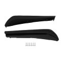 Fydun 2pcs Rear Bumper Lip Splitter Canard Protector 40cm Anti Collision Diffuser Universal Vehicles Glossy Black