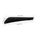Fydun 2pcs Rear Bumper Lip Splitter Canard Protector 40cm Anti Collision Diffuser Universal Vehicles Glossy Black