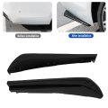 Fydun 2pcs Rear Bumper Lip Splitter Canard Protector 40cm Anti Collision Diffuser Universal Vehicles Glossy Black