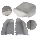 Leather Center Console Lid Front Door Armrest Cover Gray Replacement For 2009-2015 Pilot