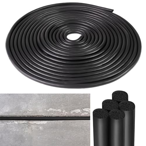 Rubber Foam Backer Rod 1 4 In X 19 6 Ft Caulk Saver Concrete Expansion Joint Filler For Gaps And Joints Weather Stripping Doors
