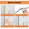 Rubber Foam Backer Rod 1 4 In X 19 6 Ft Caulk Saver Concrete Expansion Joint Filler For Gaps And Joints Weather Stripping Doors