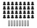 Superatv Heavy Duty Uhmw A Arm Bushing Kit For Can-am Maverick 2013-2016 Replacements Your Entire Machine 