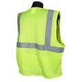 Radians Sv2zgm Large Safety Vest Class 2 Zipper With Pockets Lime Green Mesh 