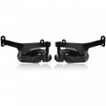 Hecasa Front Bumper Driving Fog Lights Compatible With 2006-2008 Honda Civic 2dr Coupe Lamps Switch Pair Yellow Lens Replace