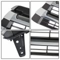 Waltyotur Grill Front Bumper Upper Grille Silver Replacement For Toyota Highlander 2017 2018 2019 To1200425 531010e230