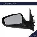 Spieg Driver Side Mirror Replacement For Hyundai Elantra 2014-2016 Power Heated Turn Signal Light Paintable Black 6pin Left