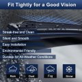 X Autohaux 2pcs 24 19 Silicone Front Windshield Wiper Blade For Volkswagen Golf Plus 2009-2014 Windscreen Oe Replacement Set