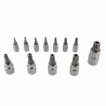 Abn Torx Plus Socket Set Star Bit 5 Tamper Proof A 12-piece