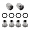 Front Upper A-arm Bushing Bearing Kit For Arctic Cat Dvx 400 2004-2008 Oem 3406-094 3406-101 3406-111