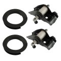 2pcs Seat Mounting Perches Coil Spring With Rubber Bushing Insulator Kit Replacement For 1965-1977 Mustang Comet 