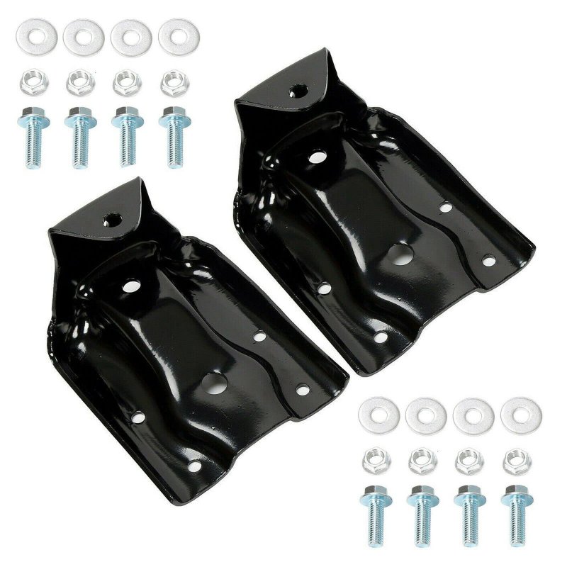Rear Leaf Spring Hanger Shackle Kit Pair For Chevy Silverado Gmc Sierra 2pcs