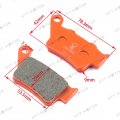 Httmt Carbon Ceramic Brake Pads Compatible With Aprilia Caponord 1200 Abs Travel Ducati Sportclassic Gt 1000 213