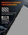 Ocpty Auto Parts Radiator Replacement For 2006011 Acura Csx 2 0l 2006-2011 Honda Civic 1 8l O Parts Radiator Replacement For