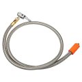 1 Pcs 39 4 Flexible Tire Inflator Hose Adapter M6 Thread Size Air Chuck With For Standard Valve Fine Release 