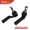 A-premium Set Of 6 Front Rear Sway Bar Link Outer Tie Rod End Compatible With Land Rover Lr2 2008-2015