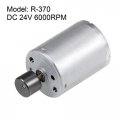 Uxcell Vibration Motor Strong Power For Massager Dc 24v 6000rpm Round Vibrating Wheel 46x24 2mm