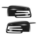 Gloss Black Rear View Mirror Cover Caps For Mercedes Benz W176 W246 W204 W212 W221 C218 X156 C117 Driver And Passenger Side 