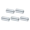 5 Pcs Galvanized Steel Spacer 16 Bore X 3 4 Od 1-3 Length Unthreaded Standoff Bushing Plain Finish Round Metal Fits M12 Screws 