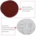 Hifrom 60 Pieces 8 Holes Sanding Discs 5 Inch Hook And Loop Grit Sandpaper Assortment Replacement For Random Orbital Sander