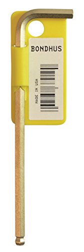 3 4 In Ball End Tip Hex Key L Wrench With Goldguard Finish 11 Model 37919 Tagged And Barcoded