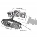 Zxtdr Triple Tree Mount Clamps Thumpster Handlebar Binocular Forks Dirt Bike Motorcycle