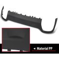 Air Dam Deflector Lower Valance Apron Rear For Jeep Cherokee Submodel Latitude North Sport 2015-2018 68236953aa Ch1195128 Black