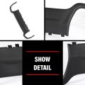Air Dam Deflector Lower Valance Apron Rear For Jeep Cherokee Submodel Latitude North Sport 2015-2018 68236953aa Ch1195128 Black