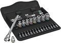 Wera 05004018001 8100 Sa 8 Zyklop Metric Metal Ratchet Set With Switch Lever 28 Piece 1 4 Drive 
