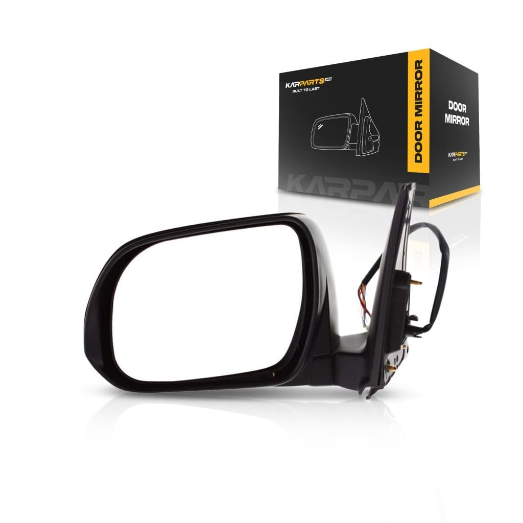 Driver Side Door Mirror For Toyota 4runner 2010 2011 2012 Power Heated With Signal Indicator Paint To Match Replacement