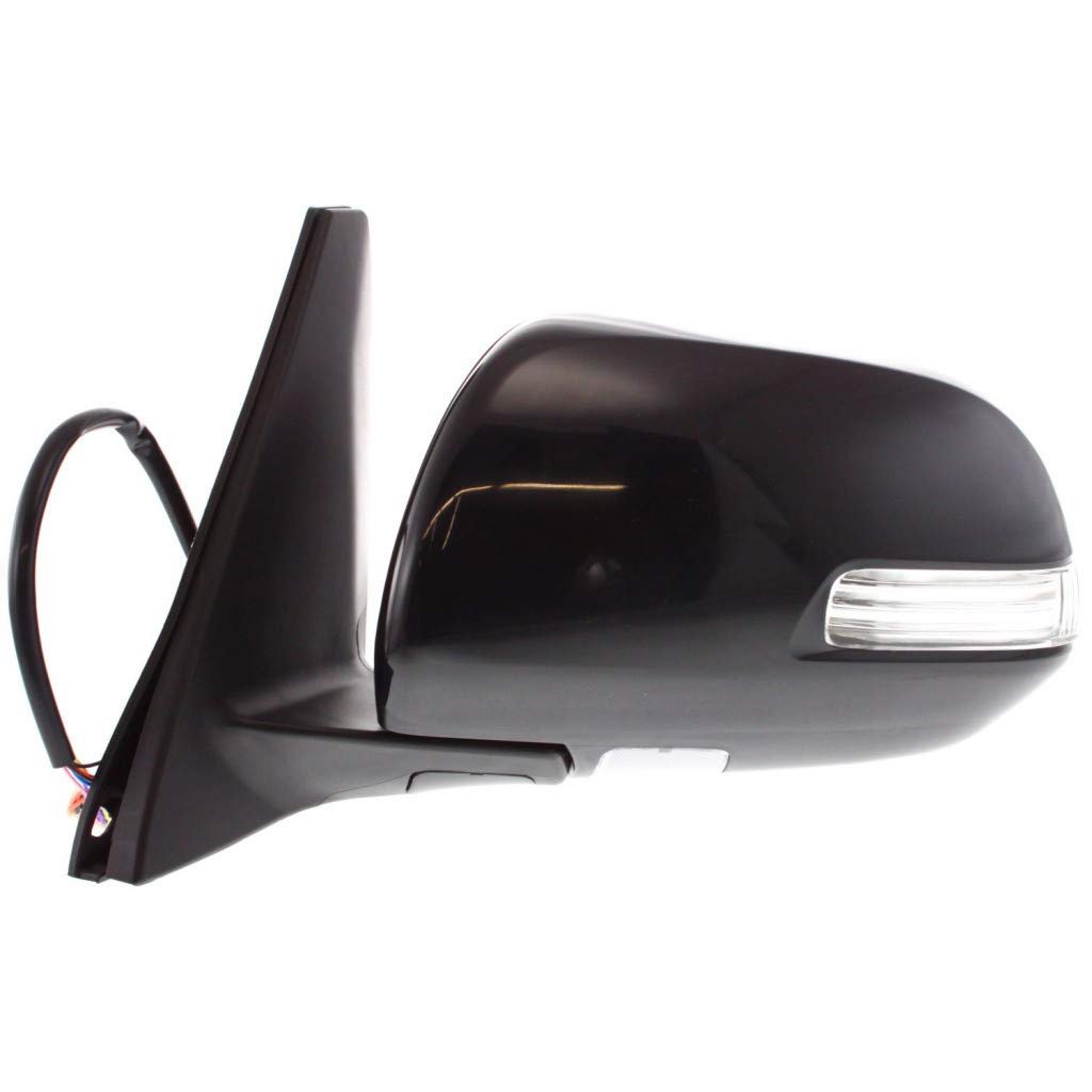 Driver Side Door Mirror For Toyota 4runner 2010 2011 2012 Power Heated With Signal Indicator Paint To Match Replacement