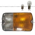 Niuparts Front Turn Signal Lamp Without Halogen Bulbs Warm White Fit 1973-1989 Bitter Sc Coupe Convertible