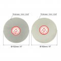 Uxcell 6-inch 240-grit 600-grit Diamond Coated Flat Lap Wheel Grinding Sanding Polishing Disc Grey 2pcs