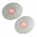 Uxcell 6-inch 240-grit 600-grit Diamond Coated Flat Lap Wheel Grinding Sanding Polishing Disc Grey 2pcs