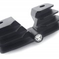 Httmt- Black Headbolt Bridge Spark Plug Cover Compatible With 99- 17 Twin Cam Touring Softail Dyna P N Mt454-004-mbk