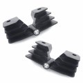 Httmt- Black Headbolt Bridge Spark Plug Cover Compatible With 99- 17 Twin Cam Touring Softail Dyna P N Mt454-004-mbk