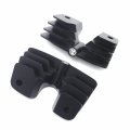 Httmt- Black Headbolt Bridge Spark Plug Cover Compatible With 99- 17 Twin Cam Touring Softail Dyna P N Mt454-004-mbk