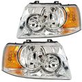 Rvlightings Thor Motor Coach Ace 2011-2015 Rv Motorhome Pair Left Right Chrome Headlights